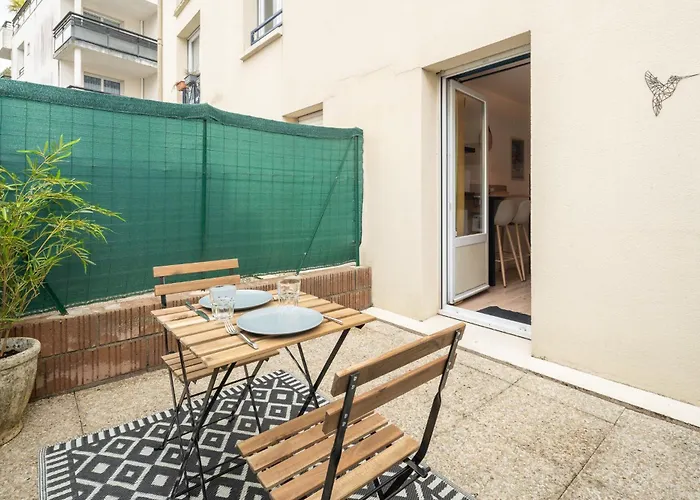 شقة Centre-ville Avec Terrasse Et Parking Securise Gratuit نانت