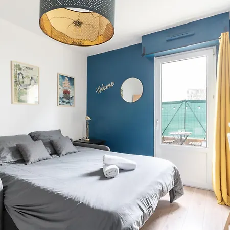 Centre-ville Avec Terrasse Et Parking Securise Gratuit * Нант